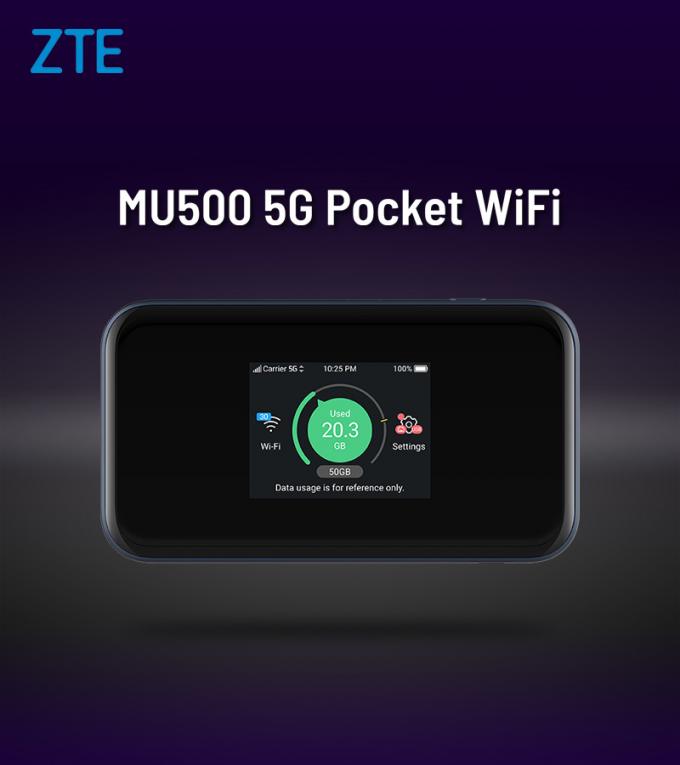 Оригинальный ZTE MU500 ZTE 5G Wi-Fi Pro 5G mm & sub 6GHz 4G CAT20 WiFi 6 + LAN порт 0