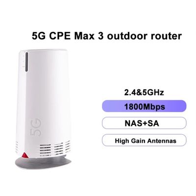 Купить 5G CPE Max 3 Outdoor Outdoor Mesh Wireless Unlocked LTE 5G CPE Hotspot Router Wifi 6 Routers online manufacture